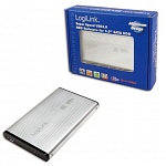 HDD Enclosure 2.5" HDD S-ATA to USB 3.0, Aluminium, silver